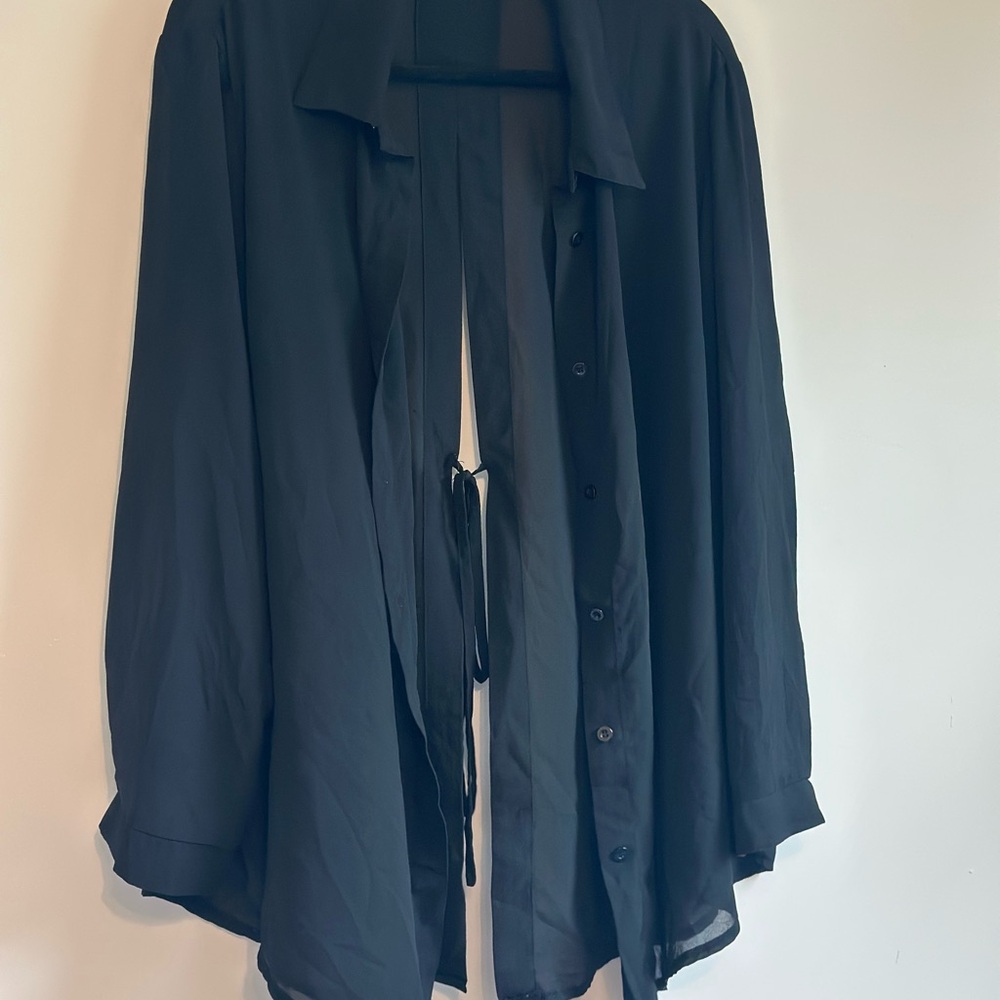 Black Button-Up Shirt